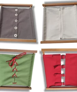 Beceri Çerçeveleri Seti 12'li Stantlı / Dressing Frame Set (12 Frames)